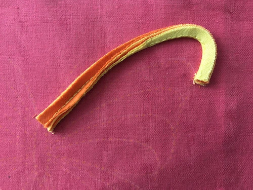 First part of butterfly wing is ready.