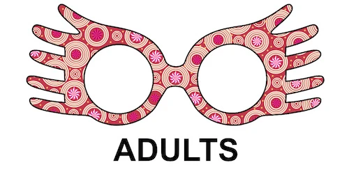 Luna Lovegood glasses so called spectrespecs adults template.